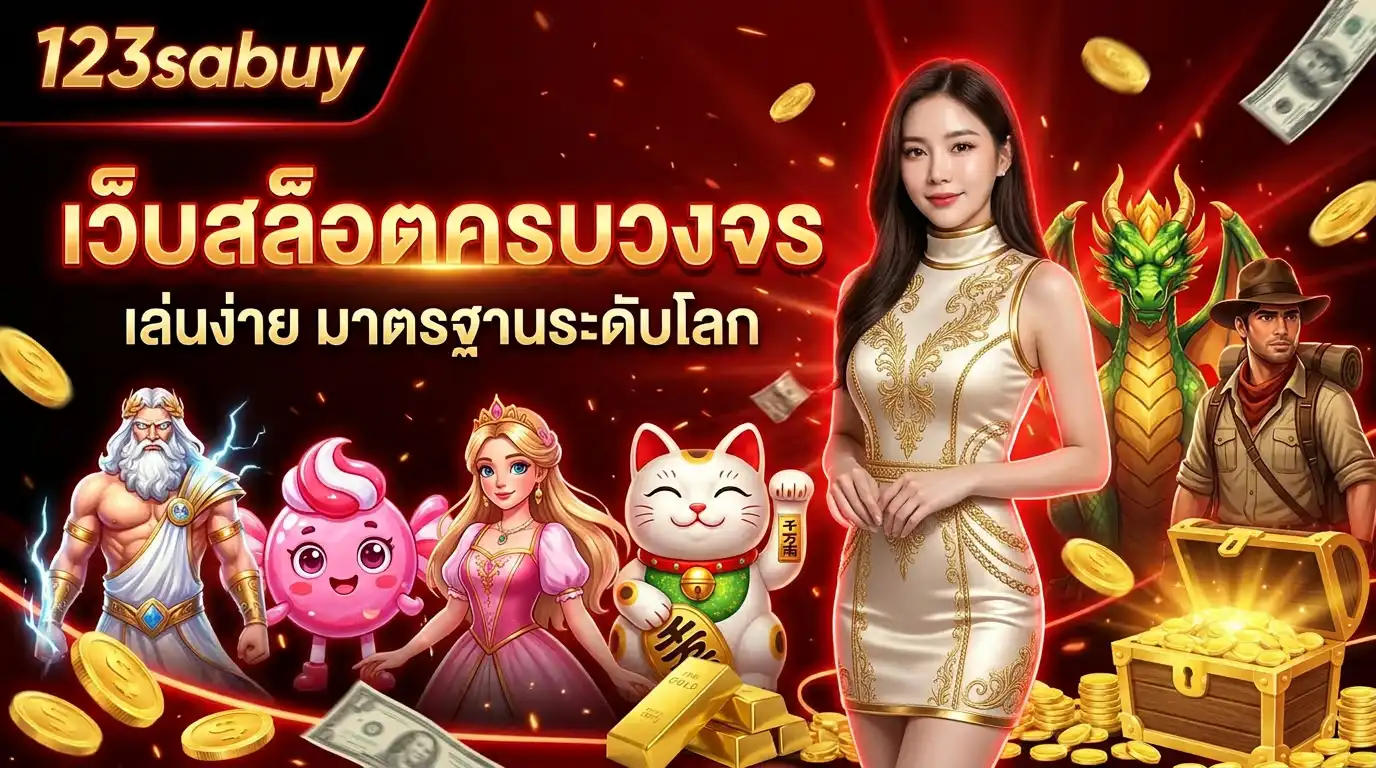 123sabuy เว็บสล็อตครบวงจร เล่นง่าย มาตรฐานระดับโลก