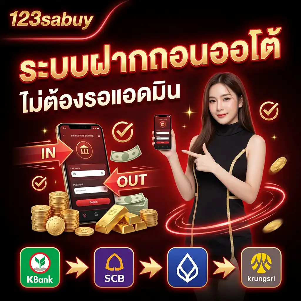 123sabuy ระบบฝากถอนออโต้ ไม่ต้องรอแอดมิน